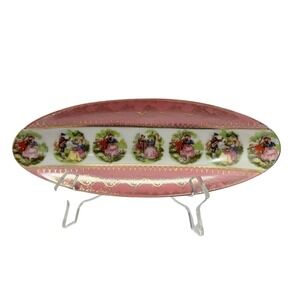Vintage Royal Vienna Regencycore Grandmillenial‎ Celery Dish Love Story Courting
